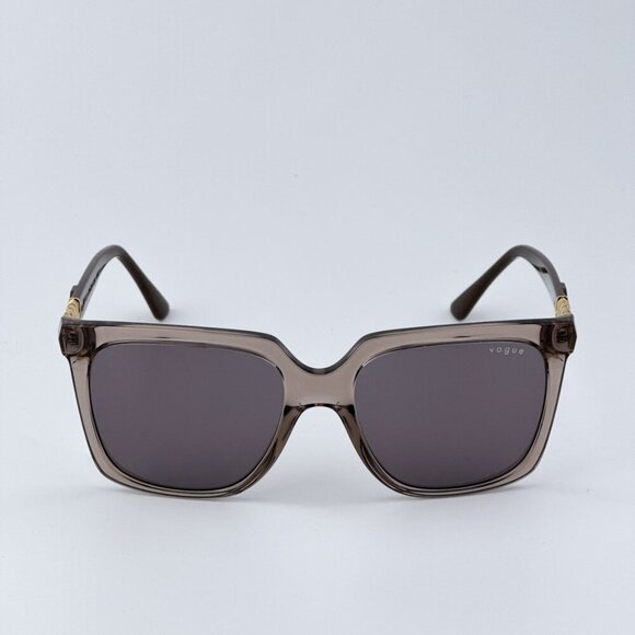 Vogue Women BRAND NEW Sunglasses Transparent Brown Square VO5476SB 29407N54
